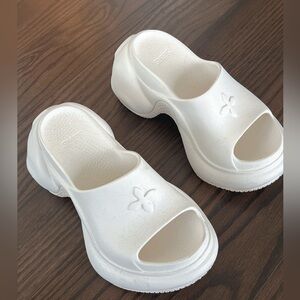 SMFK high platform summer slippers, increase height 9.5cm